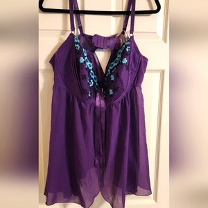 Cacique Flyaway Front Babydoll. Size 26/28